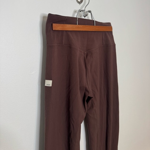 Vuori Boot Cut Jumpsuit Pants in Dark Brown - Picture 3 of 3